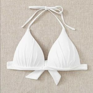 Halter triangle bikini top